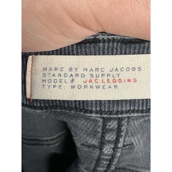 Marc by Marc Jacobs Jeans Womens 27 Gray Pinstripe Jac Legging Workwear Jeggings - Picture 9 of 12